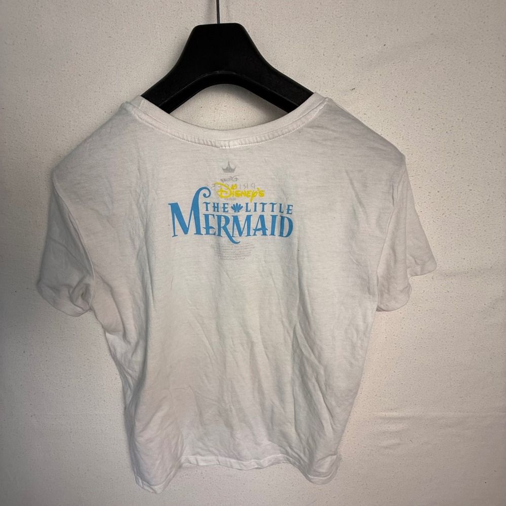 Disney T-Shirt Womens L White The Little Mermaid Graphic JT24946 Ariel Ursula - Picture 3 of 4